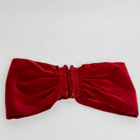 30s Ruby Velvet Belt