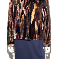 D'Carlo Multicolored Fur Jacket