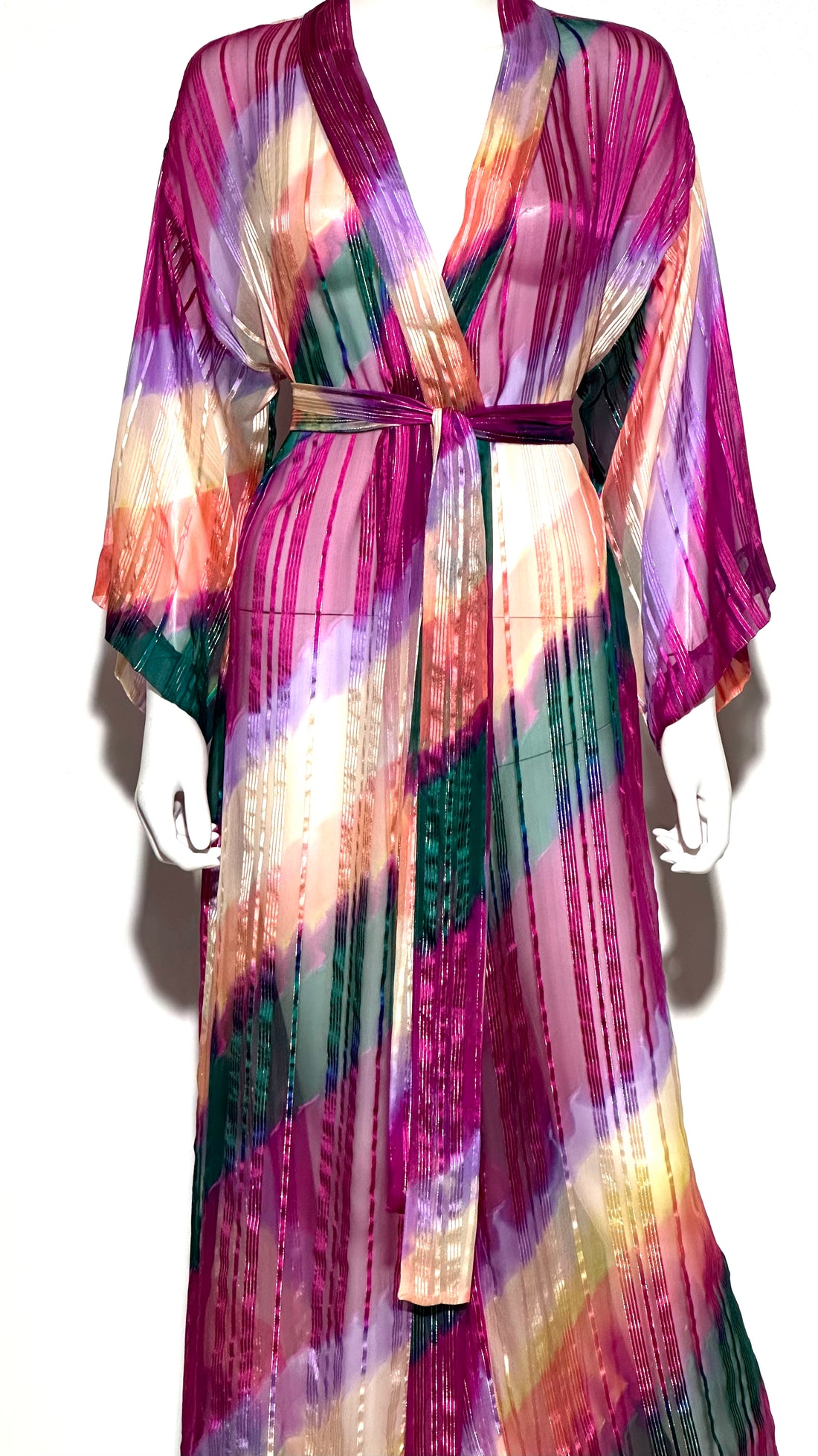 Petals Silk Robe