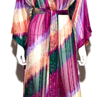 Petals Silk Robe