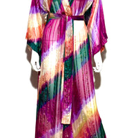 Petals Silk Robe