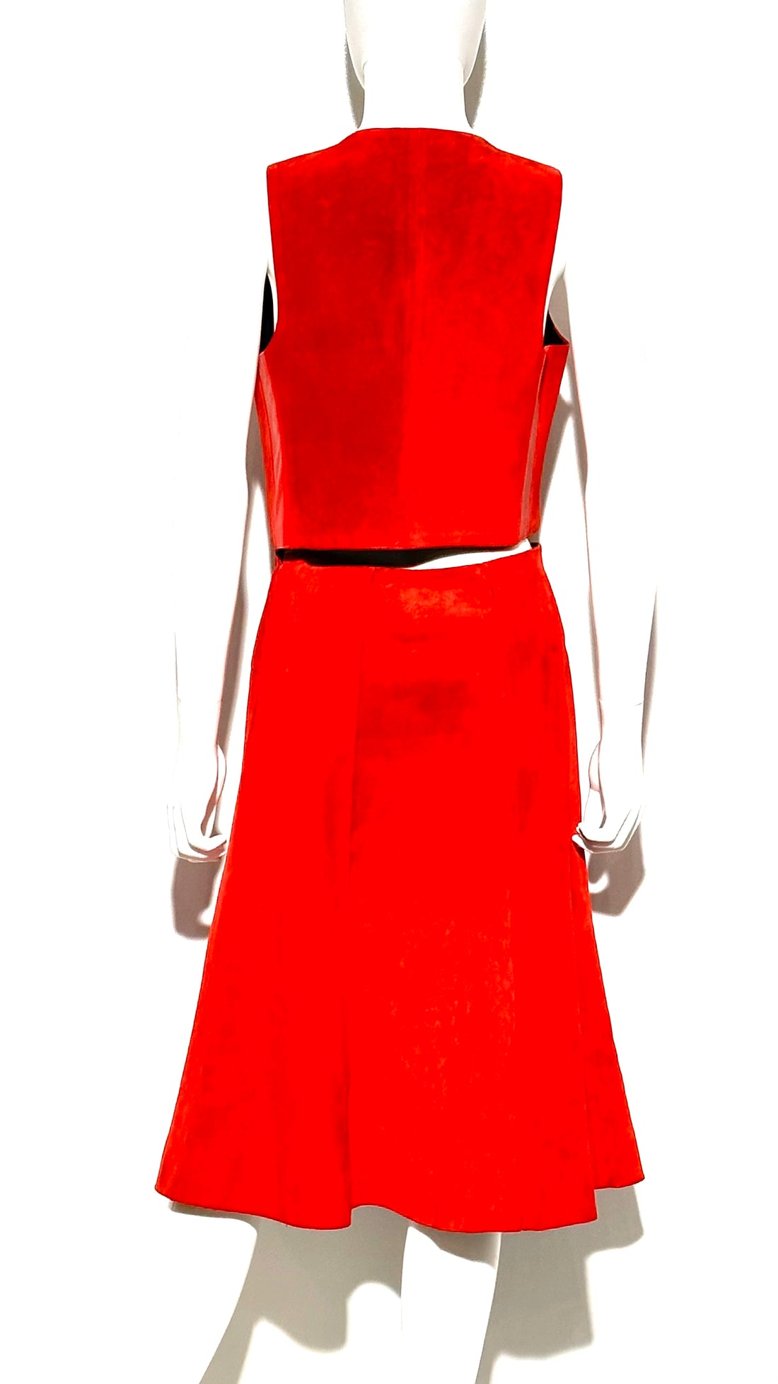 Gucci Suede Skirt Set