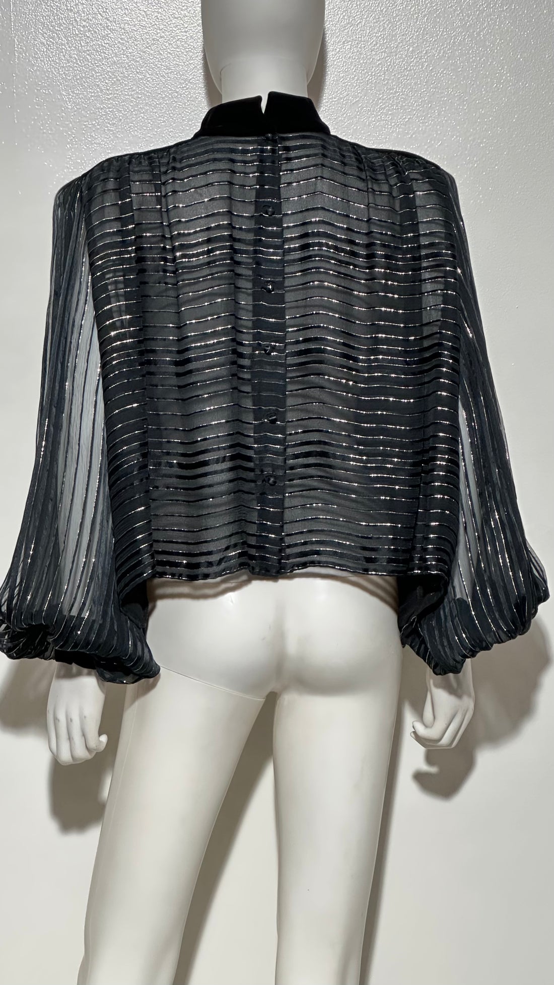 Black Silk Blouse