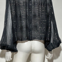 Black Silk Blouse