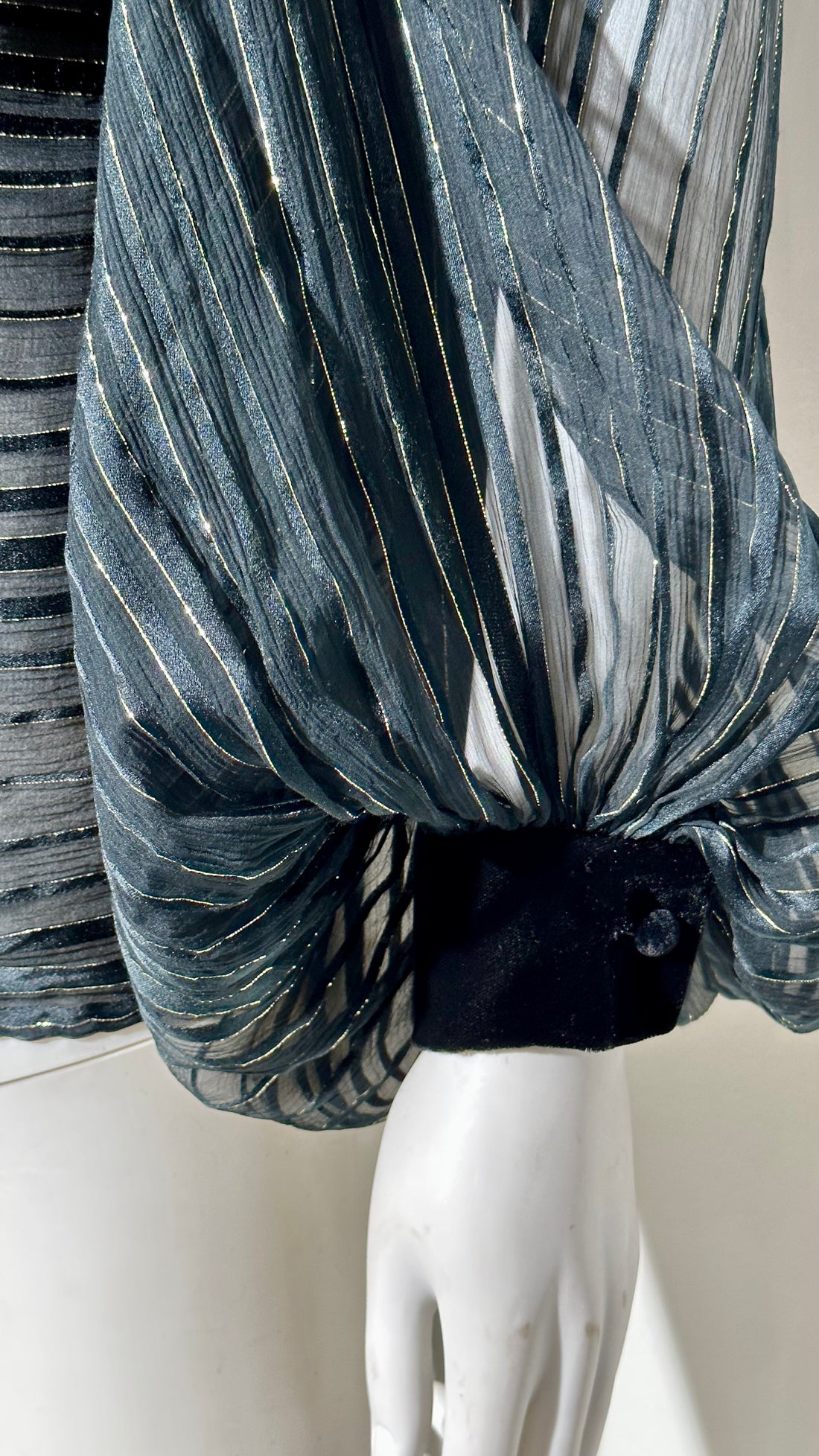 Black Silk Blouse