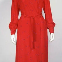80s Hanae Mori Silk dress