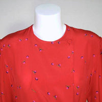80s Hanae Mori Silk dress