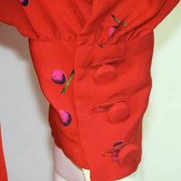 80s Hanae Mori Silk dress