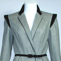 80s Albert Capraro Coat Dress