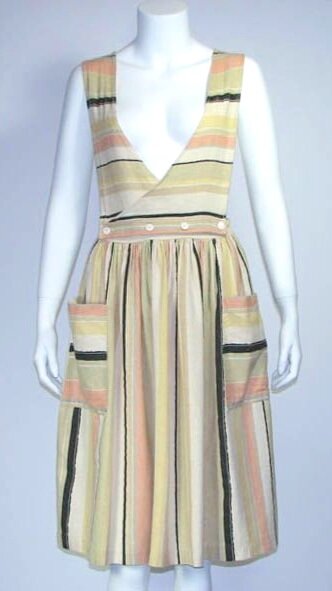 80s Woven Cotton Dress