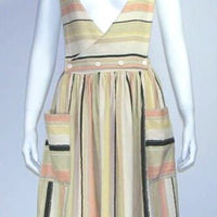 80s Woven Cotton Dress