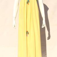 70s Oaxacan Smock Dress