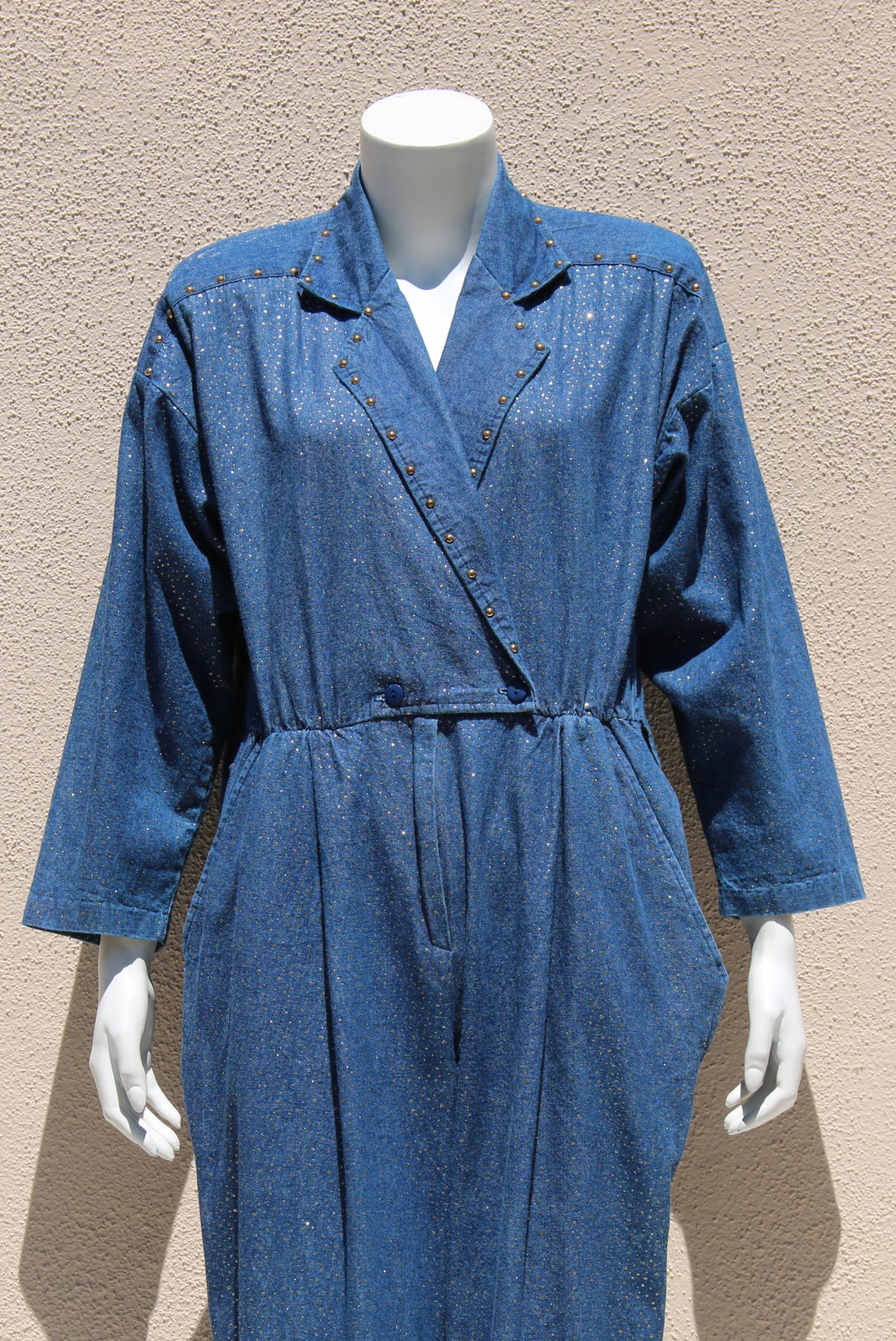80s Denim Jumpsuit