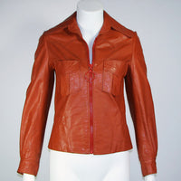 70s Beged Or Leather Jacket