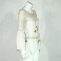 70s Bird Print Tunic