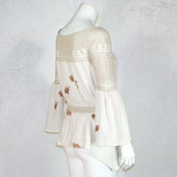 70s Bird Print Tunic