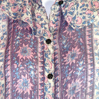 70s Indian Print Skirt Set