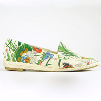 80s Gucci Floral Slip-on