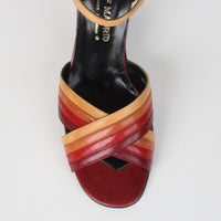 70s Joseph Magnin Heeled Sandals