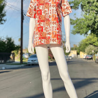 50s Fish Print Shirt