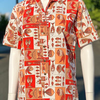 50s Fish Print Shirt