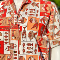 50s Fish Print Shirt