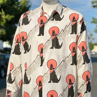 80s Coyote Print Shirt