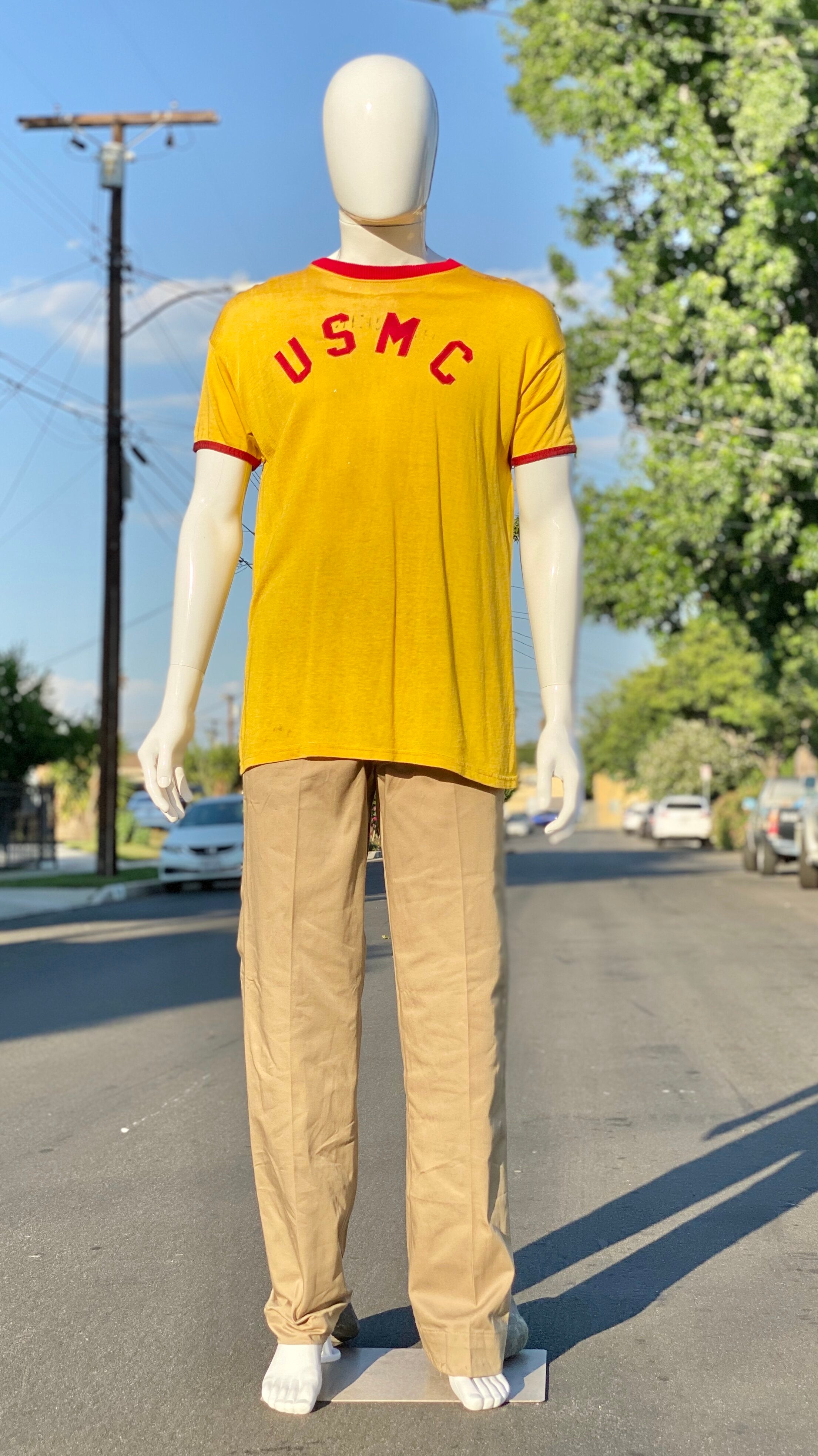 【60s ヴィンテージ】USMC SOUTHERN ATHLETIC製 楽天市場】イーストマン・レザー・クロージング USMC P-56 SHIRT