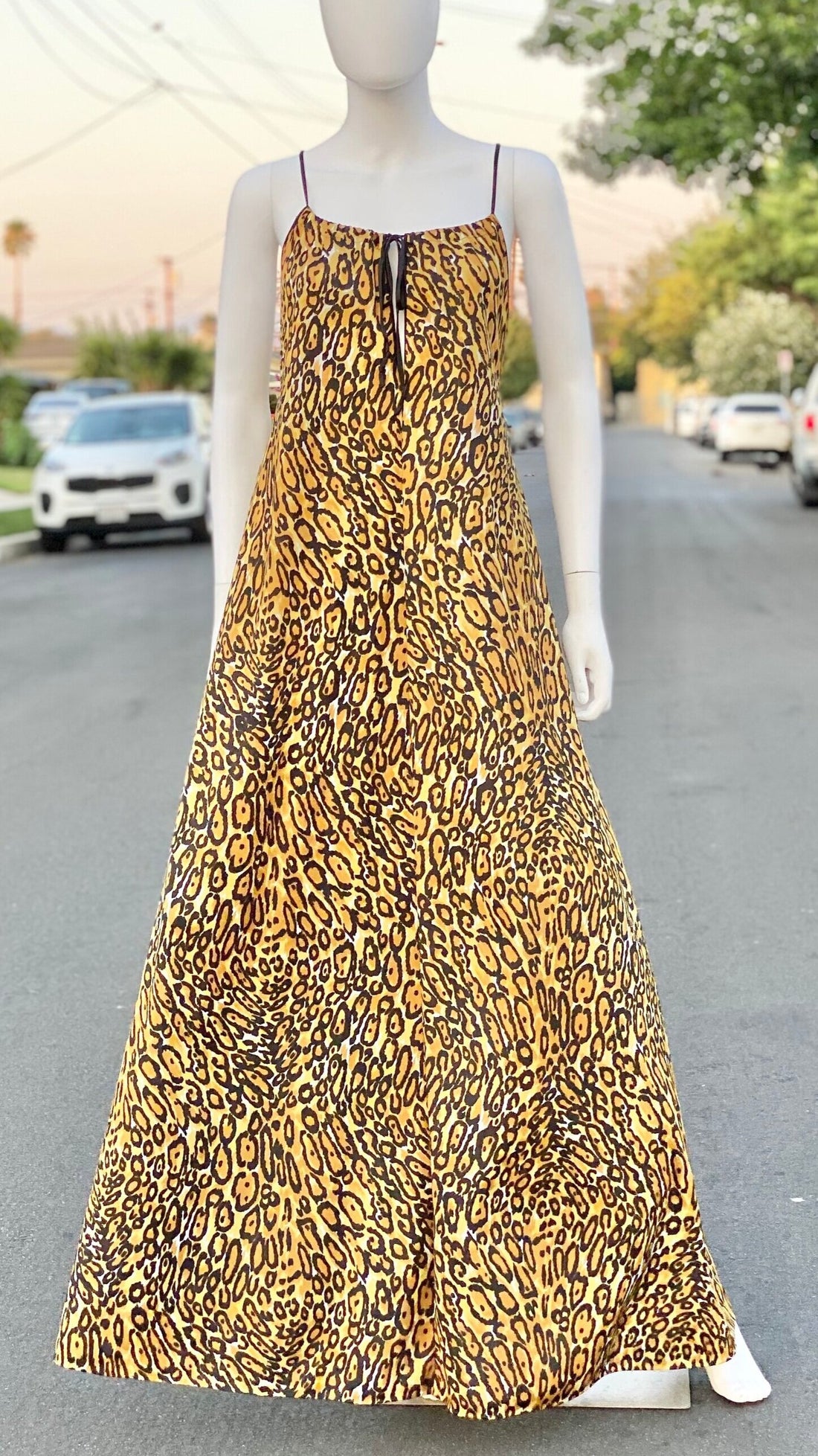 70s Leopard Print Gown