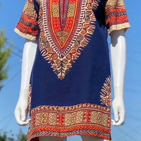 60s Dashiki Shift Dress