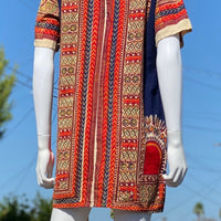 60s Dashiki Shift Dress