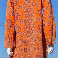 70s Cotton Tunic Dress
