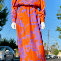 70s Anne Klein Maxi Dress