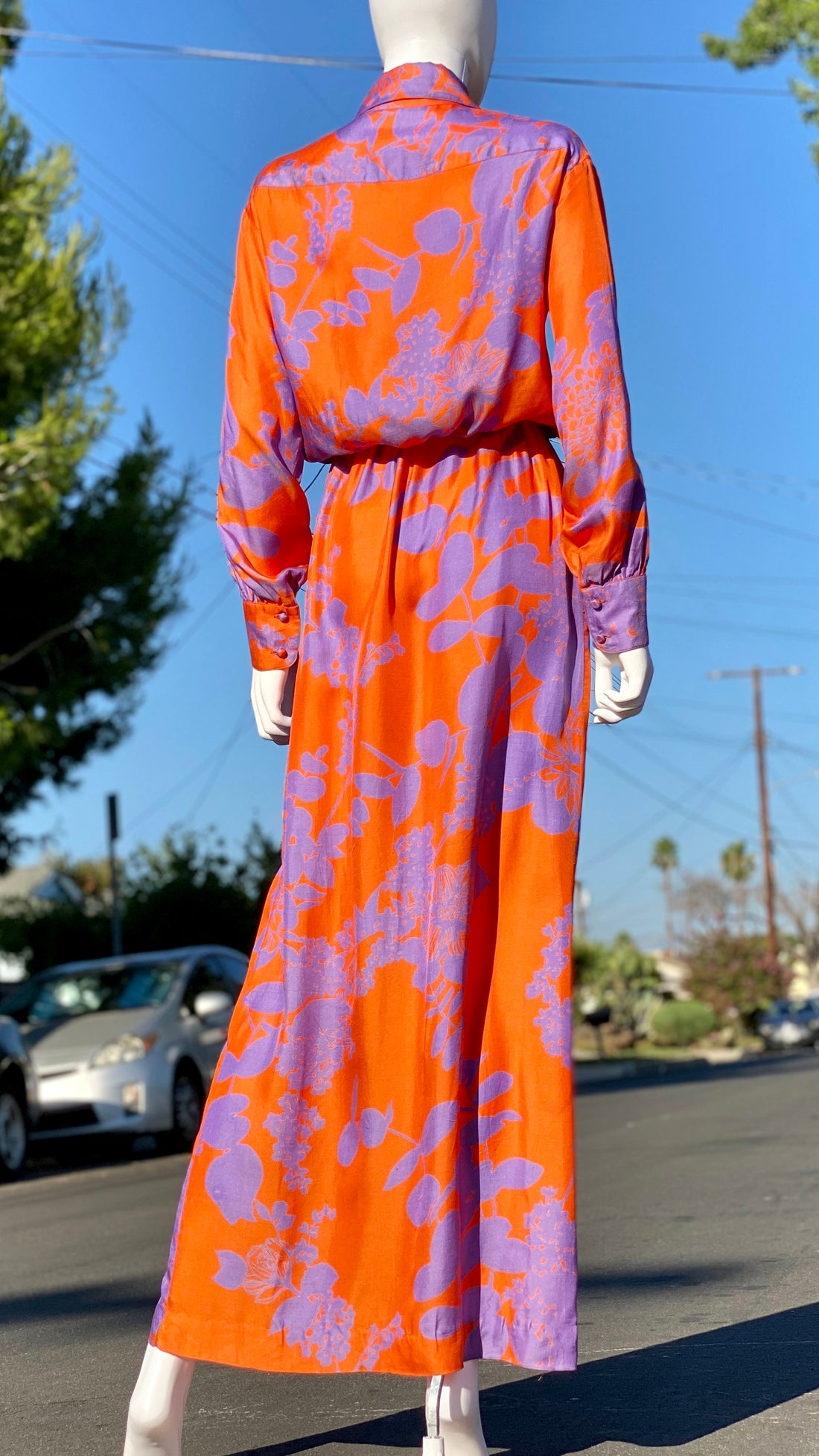 70s Anne Klein Maxi Dress