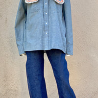 Chambray Butterfly Shirt