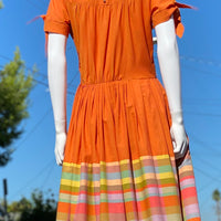50s Orange Dress