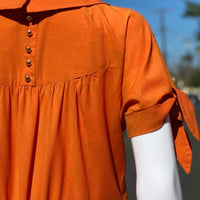50s Orange Dress