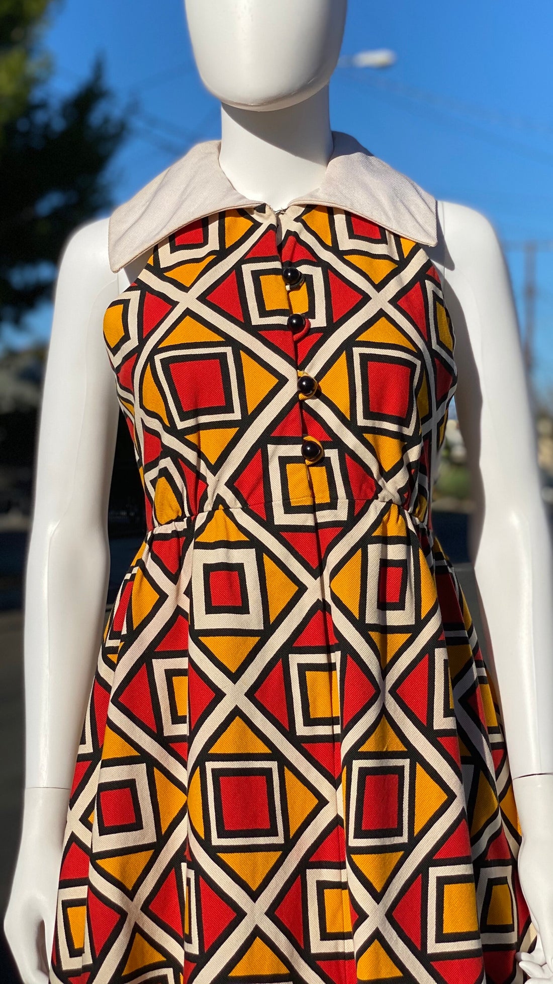 60s Geometric Dress