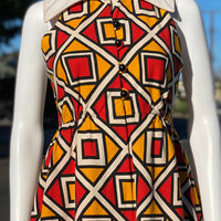 60s Geometric Dress