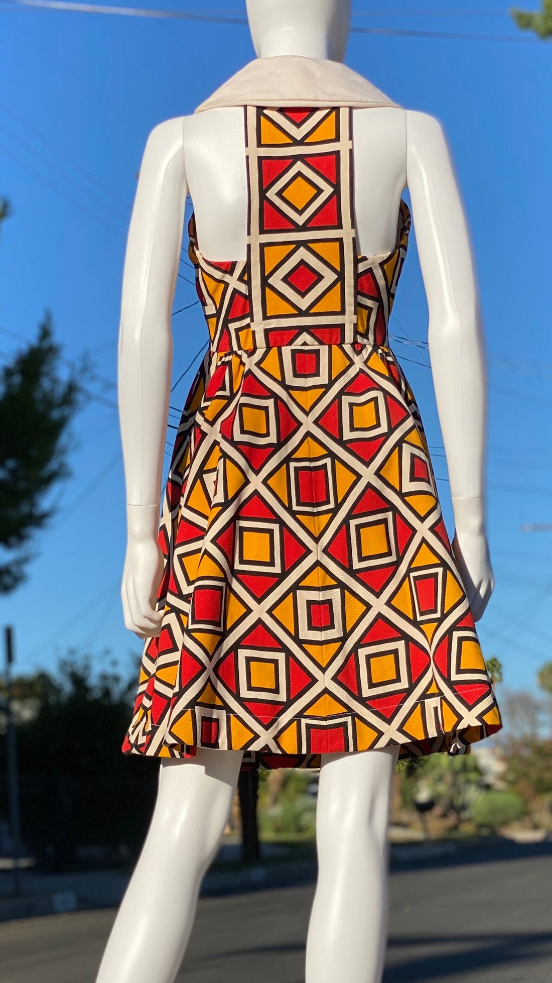60s Geometric Dress