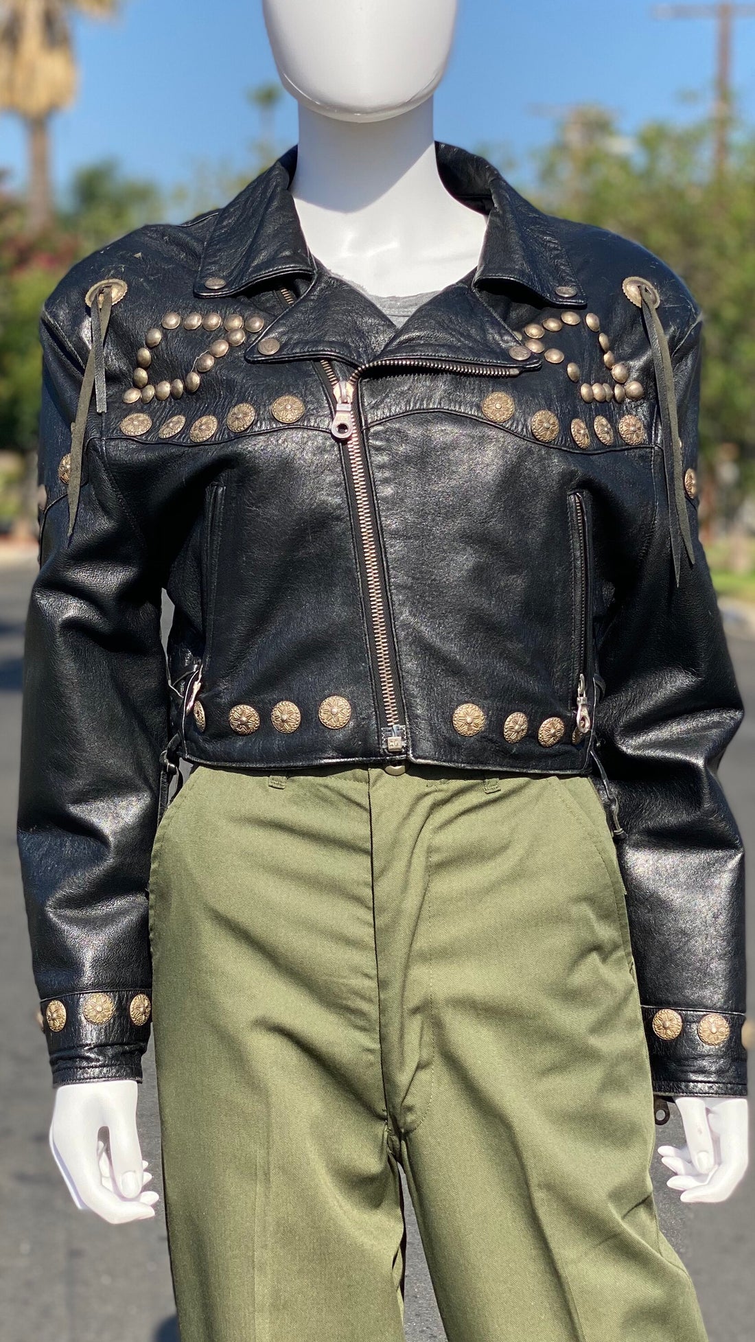 80s Jeff Hamilton Biker Jacket