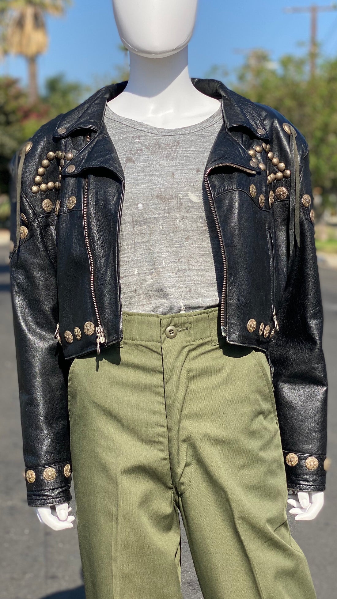 80s Jeff Hamilton Biker Jacket