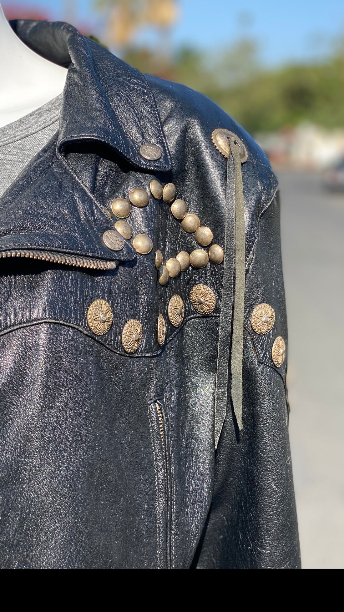 80s Jeff Hamilton Biker Jacket