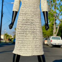 White Ribbon Dress and Coat Dress
