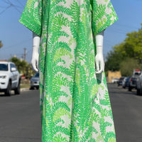 Fern Print Caftan