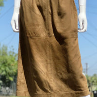 80s Ellen Tracy Suede Skirt