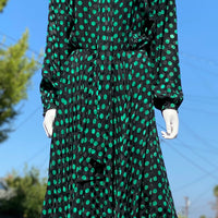 80s Albert Nippon Silk Dress