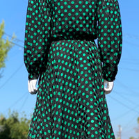 80s Albert Nippon Silk Dress