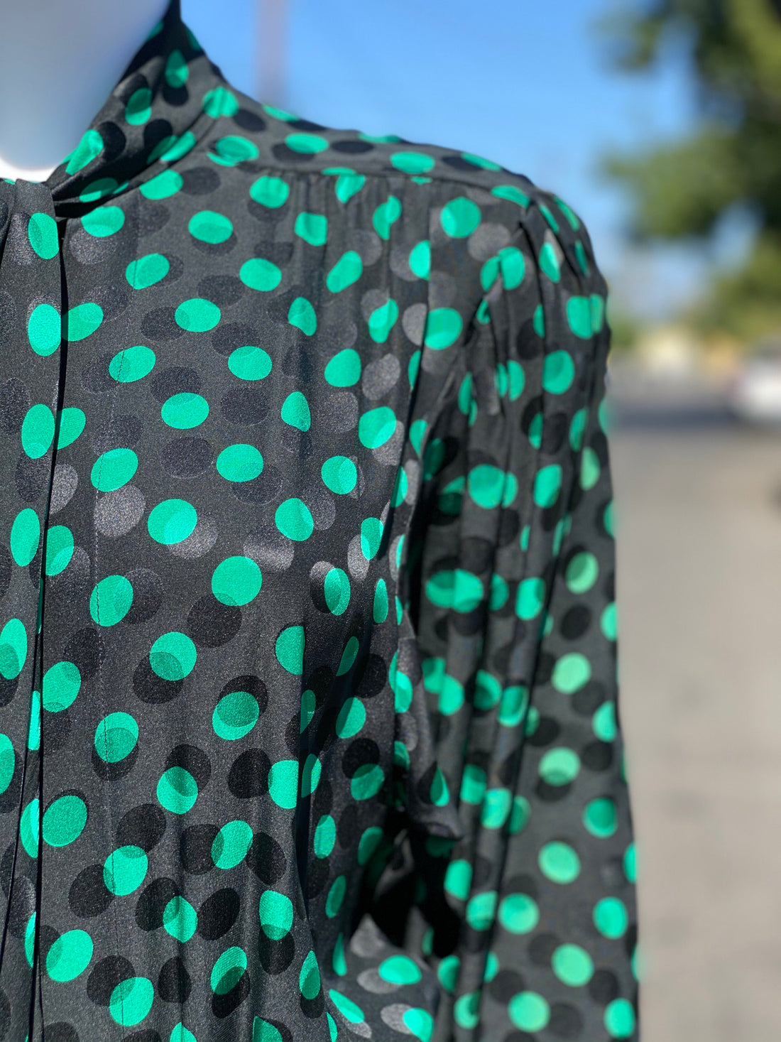 80s Albert Nippon Silk Dress