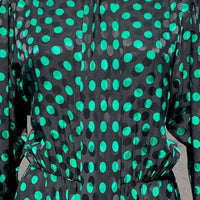 80s Albert Nippon Silk Dress